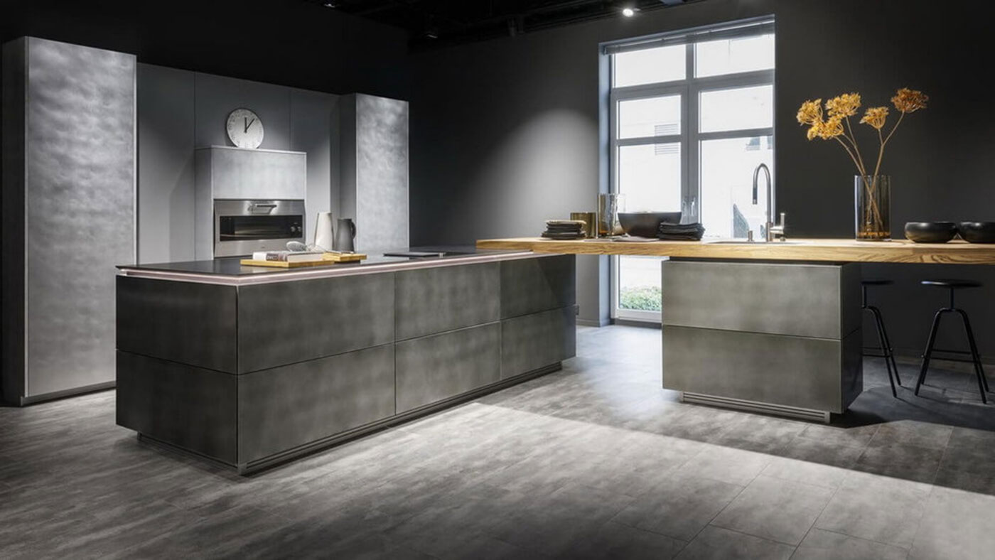 Beautiful New German Steel Finish Kitchen from Waredorf at Sheths